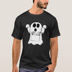 Ghost Barber Friseur Friseur Friseursalon Hallowee T-Shirt