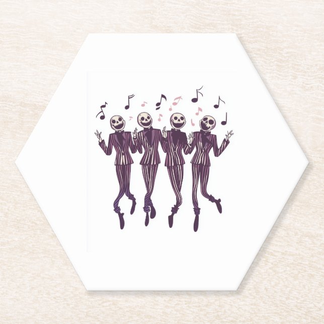 Ghost Barbershop Quartett Untersetzer (Vorderseite)