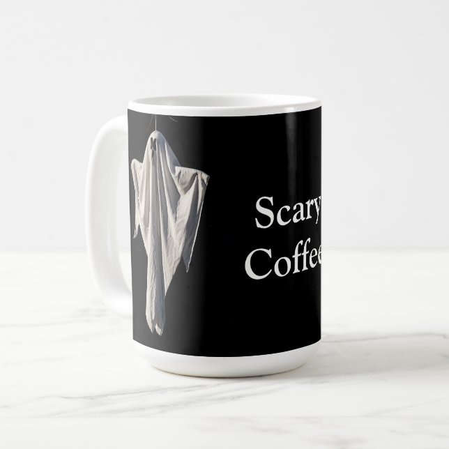 Ghost Beängstigend Kaffeetasse (Vorderseite Links)
