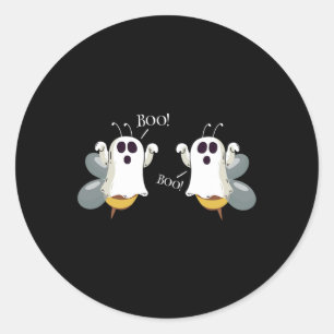 Ghost Bees Sprichwort Boo Fun Halloween Kostüme Fr Runder Aufkleber