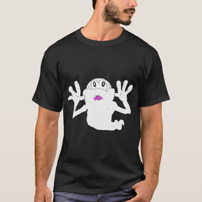 Ghost blowing a raspberry ( Erica Crooks Designs ) T-Shirt (Vorderseite)