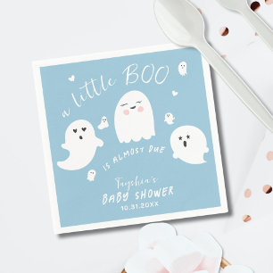 Ghost Boo Blue Boy Halloween Baby Dusche Serviette