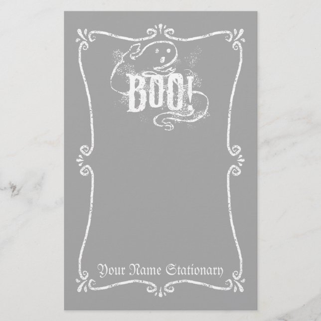 Ghost Boo Briefpapier (Vorderseite)