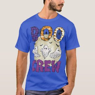 Ghost Boo Crew Funny Halloween Moon Beängstigender T-Shirt