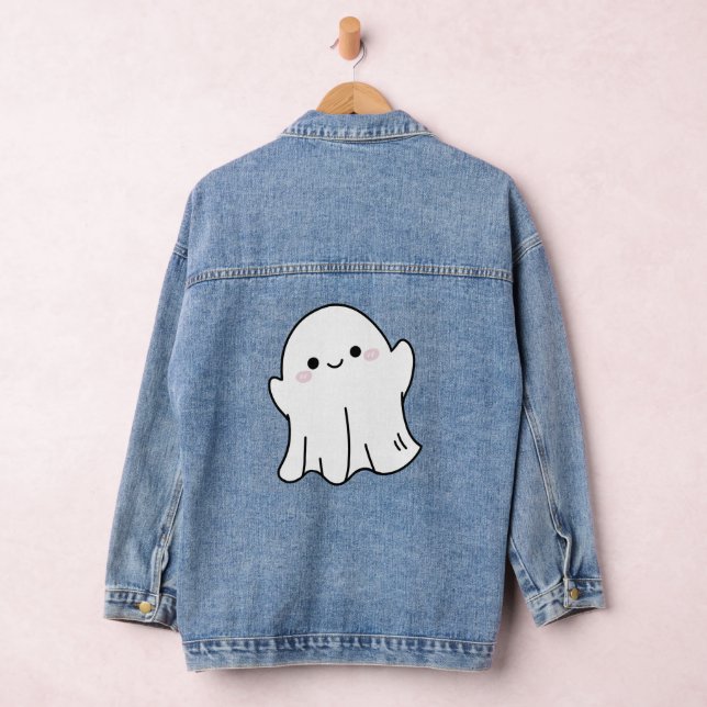 Ghost Boo Halloween Jeansjacke (Hangar)