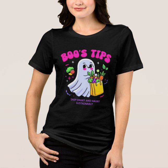 ghost, boo Tri-Blend shirt (Vorderseite)