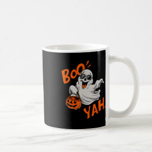 Ghost Boo Yah Funny Halloween Shirt Spooky Booyah Kaffeetasse