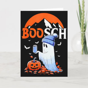 Ghost Boosch Bier Halloween Karte
