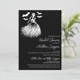 Ghost Bride Black Brautparty Einladung