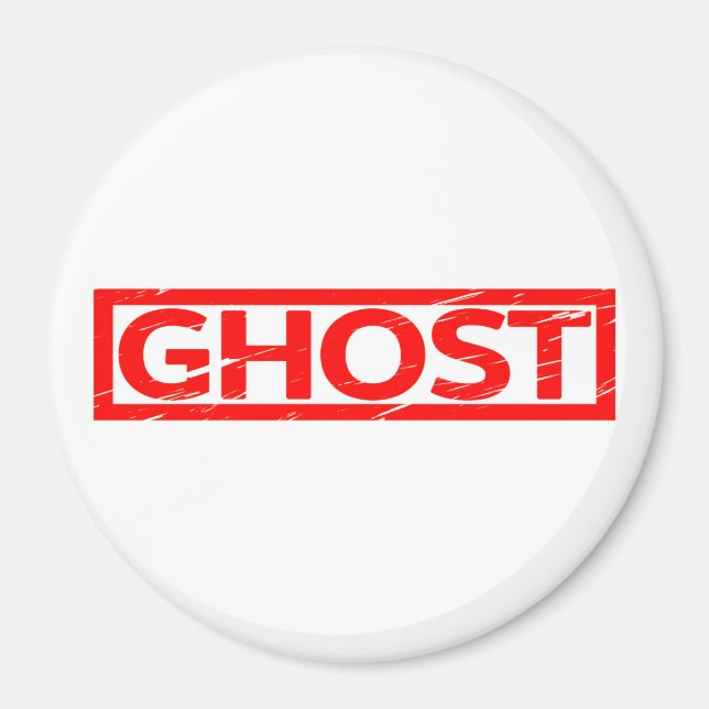 Ghost-Briefmarke Magnet (Vorne)