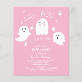 Ghost Budget Pink Halloween Baby Girl Dusche