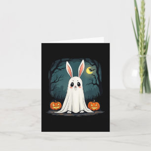 Ghost Bunny Halloween T-Shirt Boohop! Niedlich Gho Karte