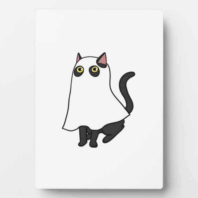 Ghost Cat Classic T - Shirt_2 Fotoplatte (Vorderseite)