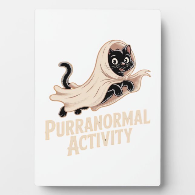 Ghost Cat Classic T-Shirt Fotoplatte (Vorderseite)