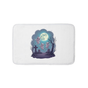 Ghost Cat Parade Badematte