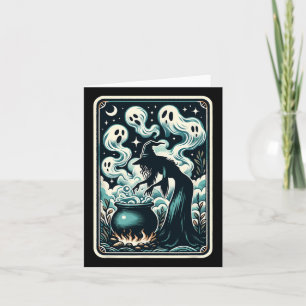 Ghost Cauldron Gothic Übernatürliche Tarotkarte  Karte