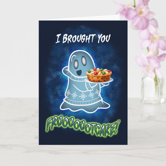 GHOST CHRISTMAS PRESENTS (matte) - Jeff Willis Art Karte (Orchidee)