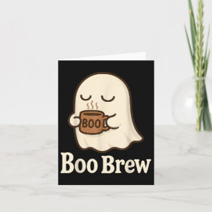 Ghost Coffee Niedlich Funny Halloween Drink Coffei Karte