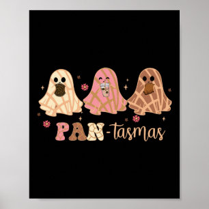 Ghost Conchas Mexican Halloween Poster