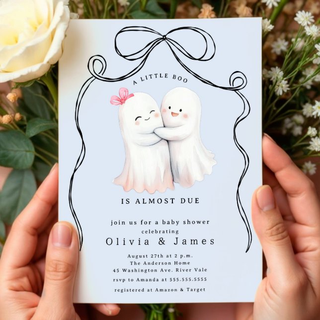 Ghost Couple Baby Dusche Einladung (Von Creator hochgeladen)