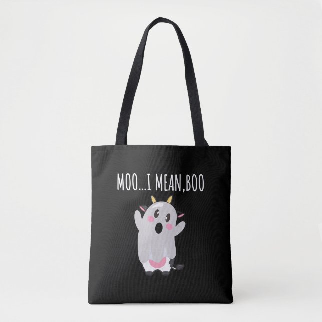 Ghost Cow Moo I Gemein Boo Halloween Geschenk (Vorderseite)