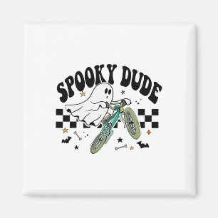 Ghost Cycling Bicycle Bike Retro Halloween-Party C Magnet