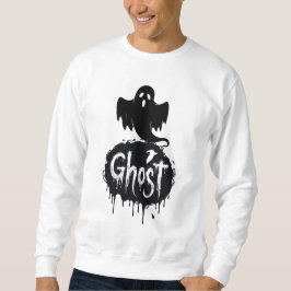 Ghost – Dark Horror Dripping Text Art Sweatshirt