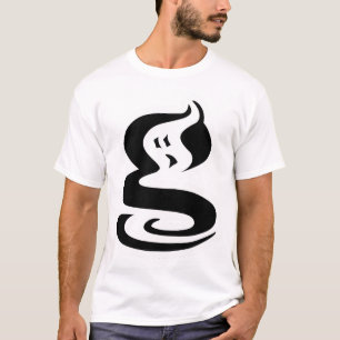 Ghost Digital Draw – Minimalistisches Spukbild T-Shirt