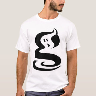 Ghost Digital Draw – Minimalistisches Spukbild T-Shirt