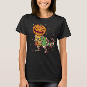 Ghost Dinosaur T rex Funny Boo Halloween Boys Männ T-Shirt