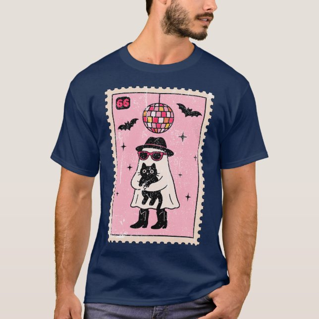 Ghost Disco Stempel T-Shirt (Vorderseite)