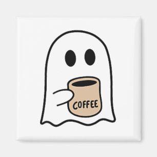 Ghost Drink-Kaffee lustiges Halloween Kostümkostüm Magnet