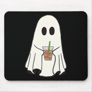 Ghost Drink-Kaffee lustiges Halloween Kostümkostüm Mousepad