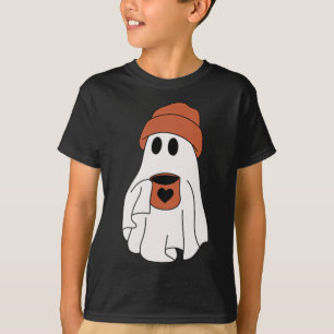 Ghost Drink-Kaffee lustiges Halloween Kostümkostüm T-Shirt