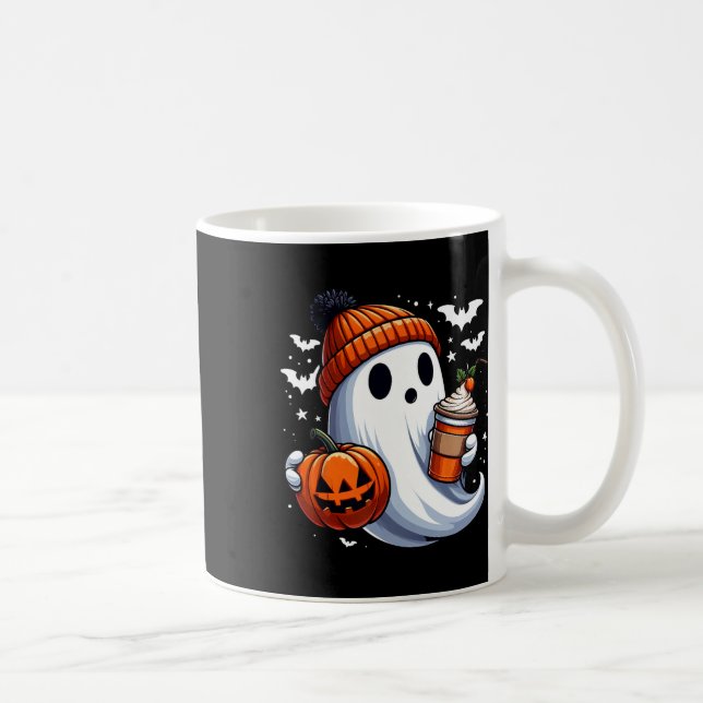 Ghost Drink Pumpkin Gewürze Männer Frauen Kinder S Kaffeetasse (Rechts)