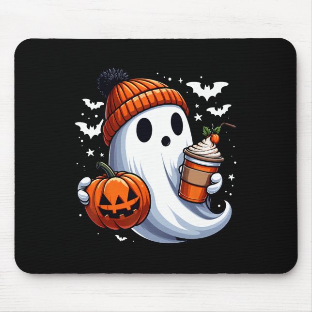 Ghost Drink Pumpkin Gewürze Männer Frauen Kinder S Mousepad (Vorne)