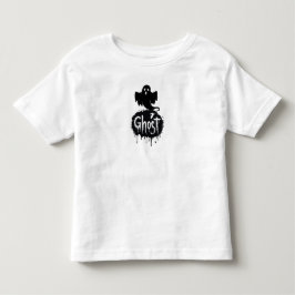 Ghost – Dunkle Horrortropfende Textkunst Kleinkind T-shirt