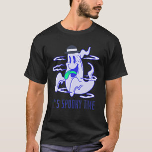 Ghost Es ist Spooky Time Funny Kostüm T-Shirt Hall