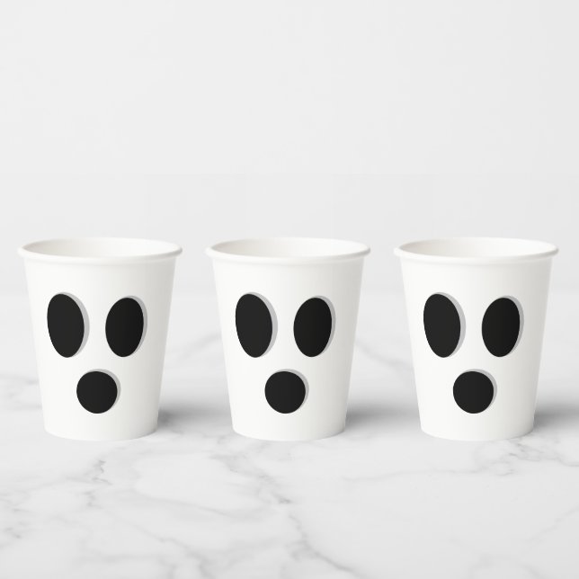 Ghost Face Paper Cup Pappbecher (Multi)
