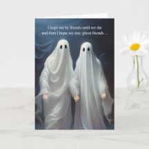 Ghost Friends and Silly Message Funny Friendship