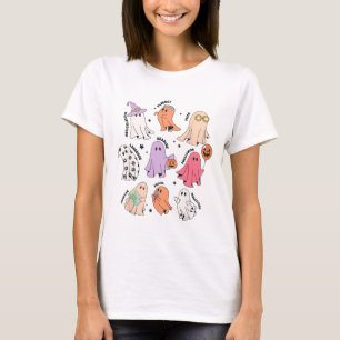 Ghost Friends Halloween Kostüm AAC Slp Squad Spee T-Shirt