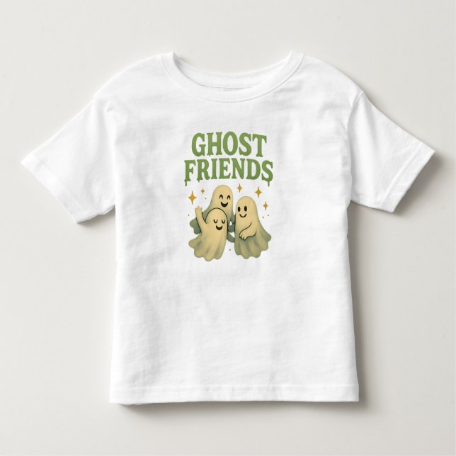 Ghost Friends Kleinkind T-shirt (Vorderseite)