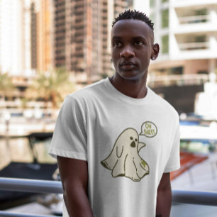 Ghost Funny Pun Cartoon T-Shirt
