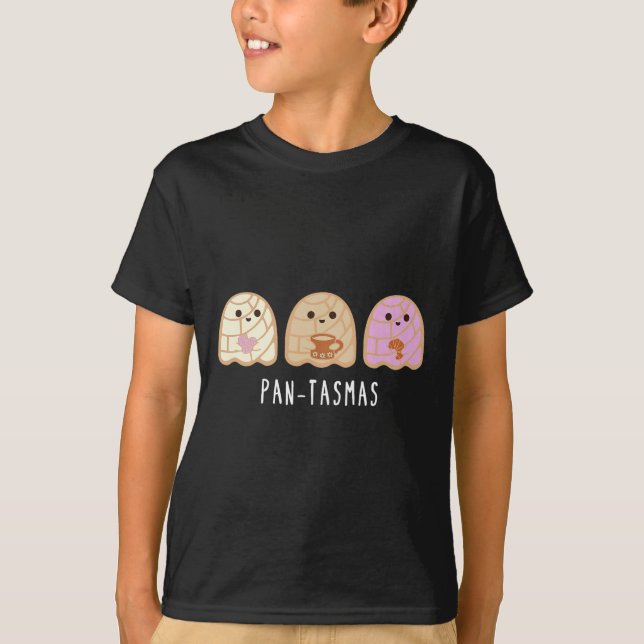 Ghost Funny Spooky Conchas Mexican Ghost T-Shirt (Vorderseite)