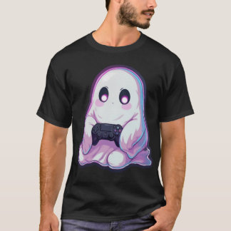 Ghost Gamer – Cooles, minimalistisches Gaming-Desi T-Shirt