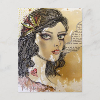 Ghost Girl Postkarte