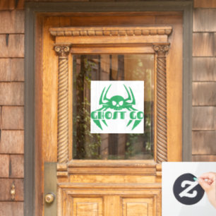 Ghost Go Spooky Jahreszeit Fensteraufkleber