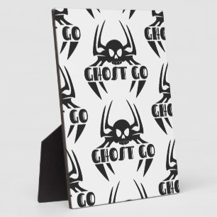 Ghost Go Spooky Jahreszeit Fotoplatte