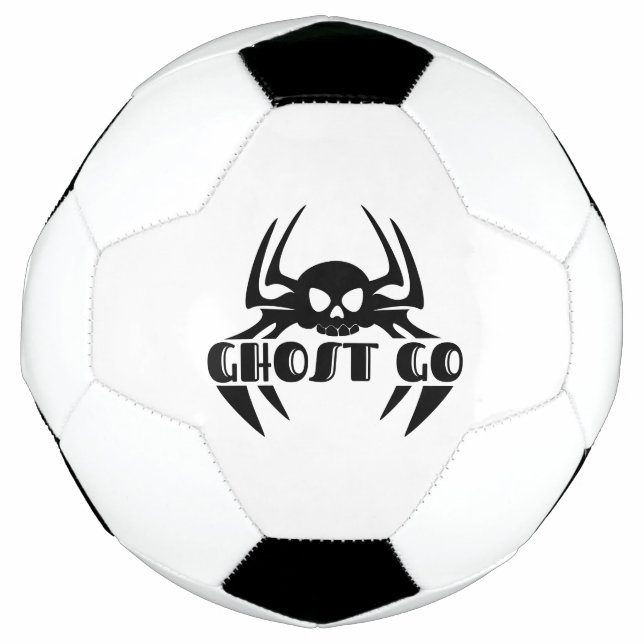 Ghost Go Spooky Jahreszeit Fußball (Vorderseite)