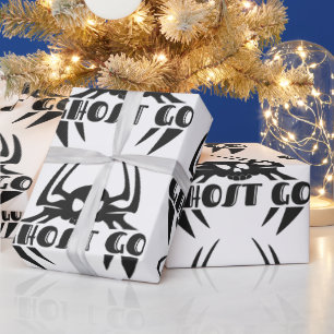 Ghost Go Spooky Jahreszeit Geschenkpapier
